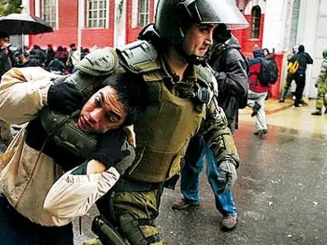 Chile: protestas estudiantiles dejan dos heridos y más de 20 detenidos