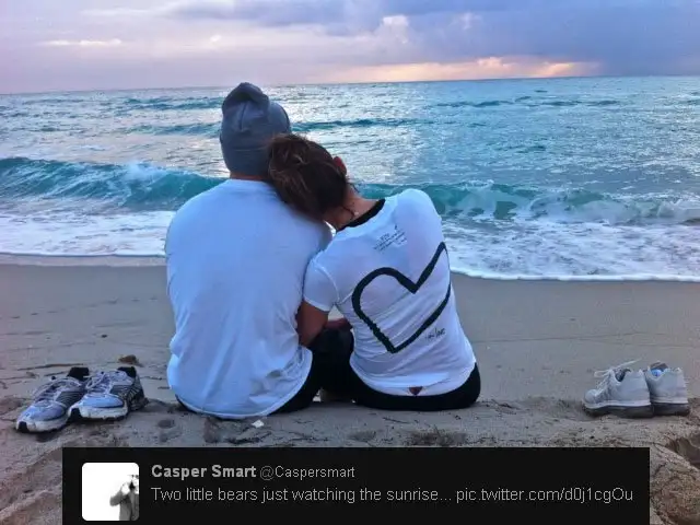 Casper Smart cuelga tierna foto en Twitter al lado de Jennifer López