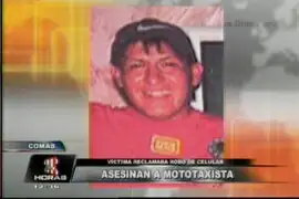Comas: asesinan a mototaxista por reclamar el robo de su celular