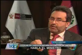 Ministro Jiménez asegura que el Gobierno no negociará con terroristas