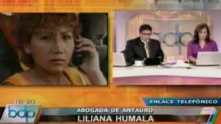 Liliana Humala: Antauro ha recibido golpes y no forcejeos como quiere hacer creer el INPE