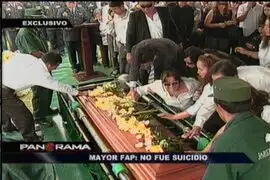 Muerte del mayor FAP Jorge Olivera: No fue suicidio