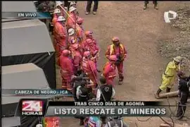 VIDEO: faltan pocas horas para el rescate de los 9 mineros atrapados en socavón 
