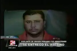 Peruano fue detenido por homicidio en EE UU