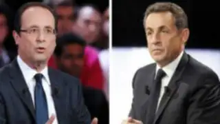 Francia: socialista Hollande supera a Sarkozy en primera vuelta de las presidenciales
