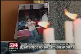 SMP: muere joven tras incendio de taller pirotécnico clandestino 