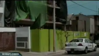 Obrero muere al caer del sexto piso de un edifico en Miraflores