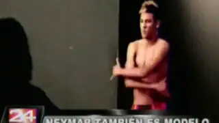 Neymar causa sensación modelando en ropa interior y cobra 5 mil dólares al mes