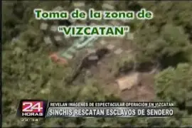 Sinchis rescatan esclavos de Sendero Luminoso en Vizcatán
