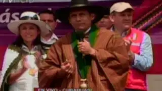 Presidente Humala: He perdido un poco la capacidad auditiva porque fui artillero