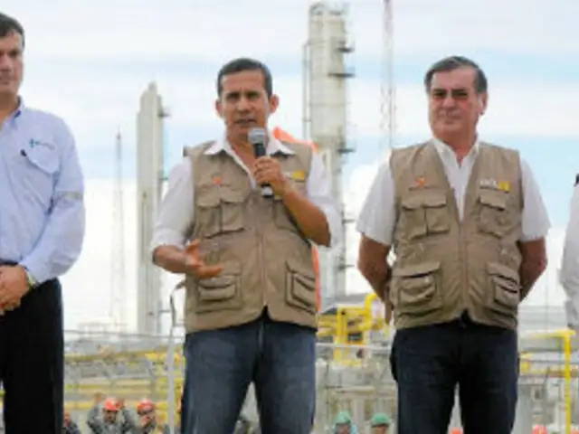 Presidente Humala anuncia que el gas del Lote 88 será solo para consumo interno 
