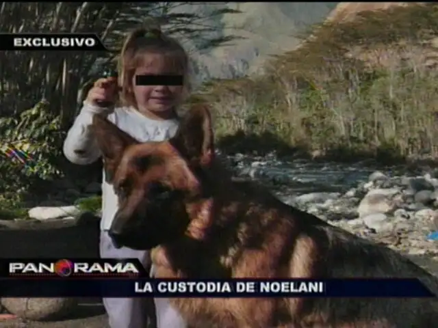 Enfrentamiento por la custodia de una menor: Noelani 