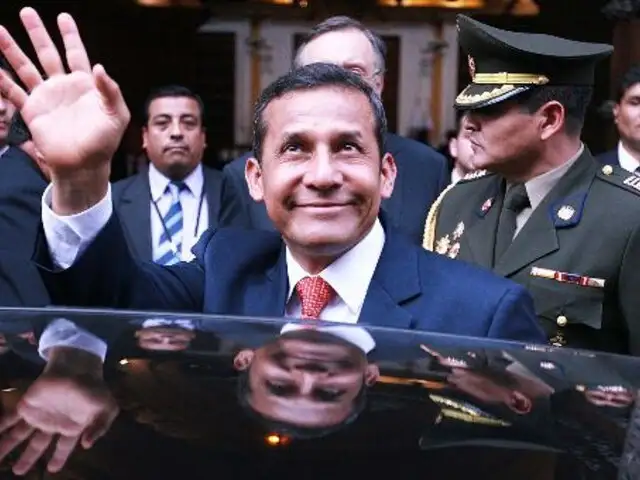 Popularidad de Ollanta Humala sube a 57% en abril
