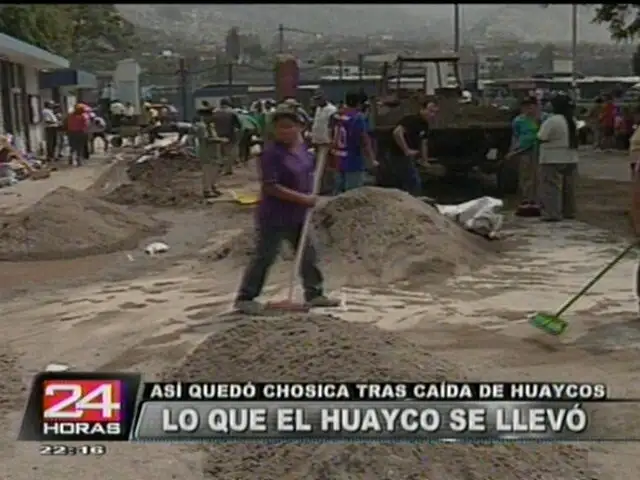 Panorama desolador en poblados de Chosica tras huaico de fin semana