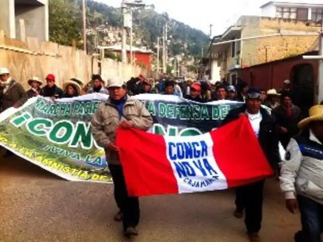 Gobierno recuerda a cajamarquinos que las protestas están prohibidas