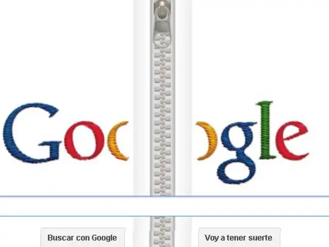 Google rinde homenaje al inventor de la cremallera,Gideon Sundback.