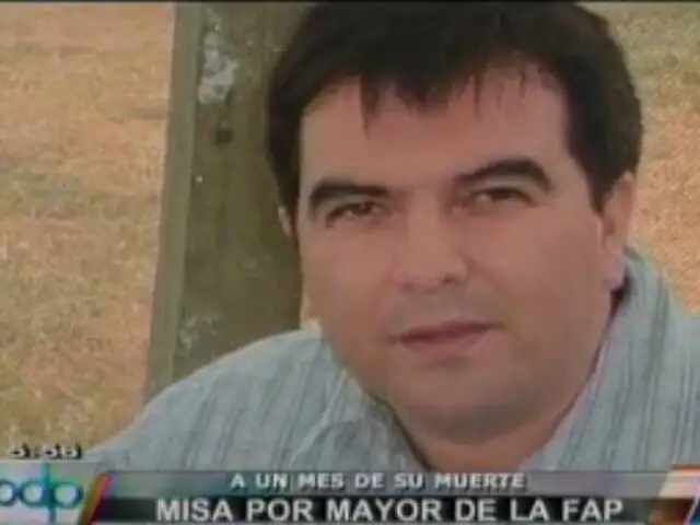 Realizarán plantón en Las Palmas por muerte del mayor FAP Jorge Olivera