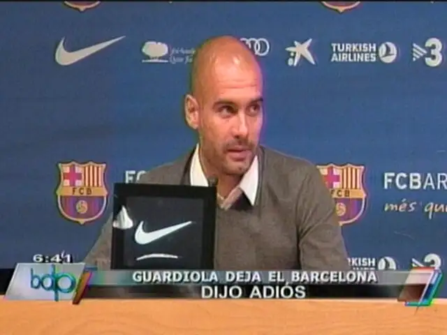 VIDEO: Pep Guardiola dice adiós al FC Barcelona
