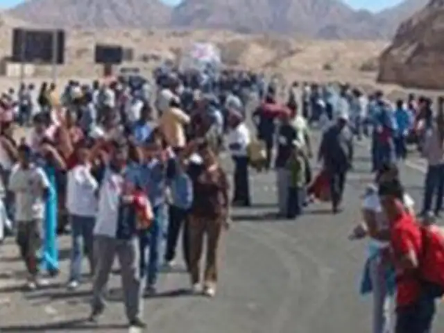Ayacucho: universitarios radicalizan huelga bloqueando carretera