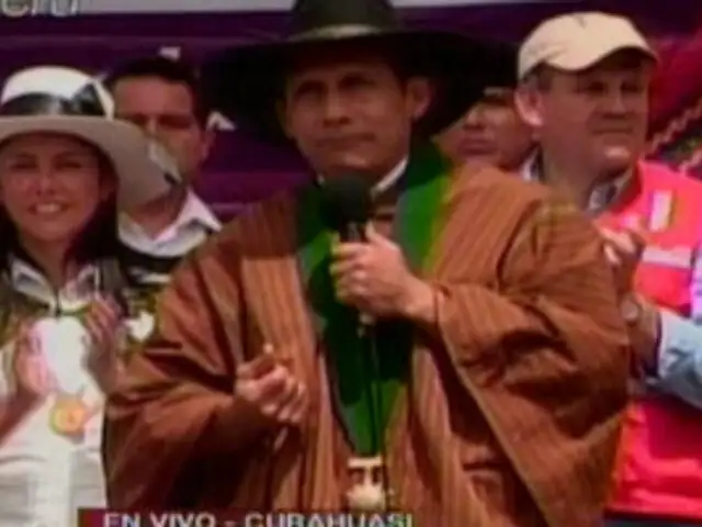 Presidente Humala: He perdido un poco la capacidad auditiva porque fui artillero