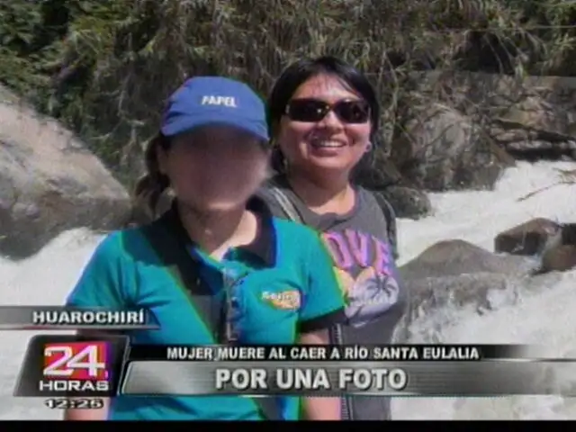 VIDEO: mujer muere tras caer a río en Huarochirí