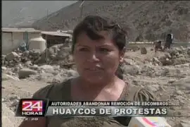 Chosica: claman ayuda para reconstruir viviendas destrozadas por huaicos
