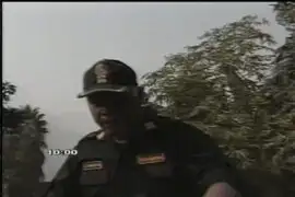 Policía ataca a camarógrafo de Panamericana TV que cubre siniestro en Chosica