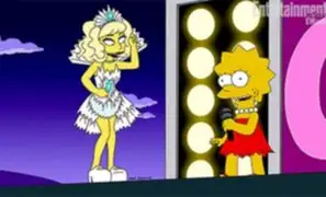 Difunden primera imagen de Lady Gaga en Los Simpson