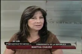 Martha Chávez: Raúl Salazar no debería ser ni siquiera general de la Policía