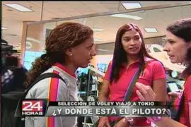 Selección peruana de vóley tuvo retraso en su viaje a Tokio