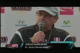 Sergio Markarián: Las ilusiones de la selección peruana están intactas