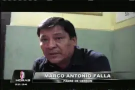 Padre de Gerson Falla denuncia amenazas contra su vida