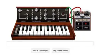 Google rinde homenaje a Robert Moog con un doodle