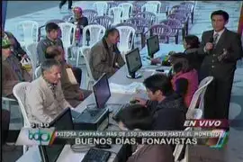 Fonavi: Buenos Días Perú continúa campaña de inscripción gratuita en página web