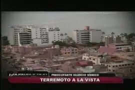 Silencio sísmico en Lima es preocupante, concluyen estudiosos