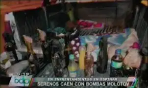 Cusco: hallan bombas molotov en camioneta de serenazgo en Espinar