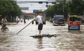 Fuertes lluvias en China dejan millonarias pérdidas económicas