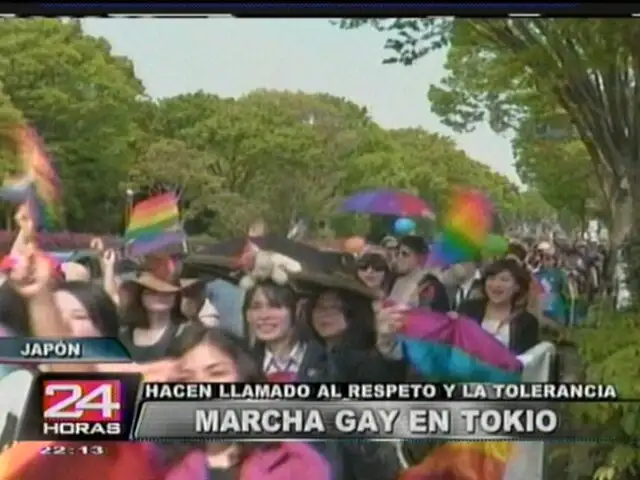Japón: miles de gays marchan exigiendo respeto y tolerancia por su opción