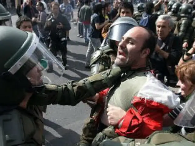 Chile: al menos 20 detenidos dejan protestas por el Día del Trabajo