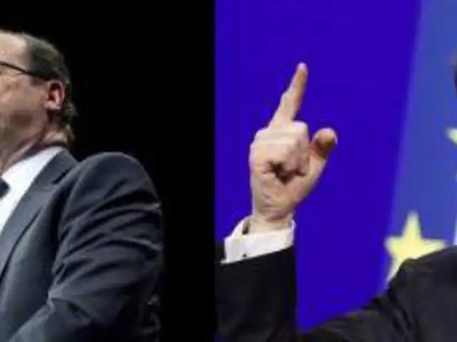 Sarkozy y Hollande se reprochan en debate televisivo