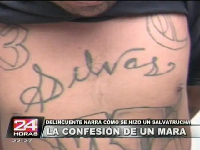 Las confesiones de un mara salvatrucha capturado en Lima