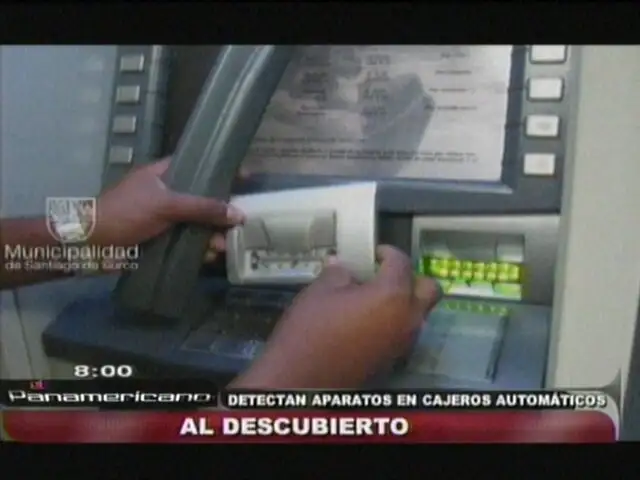 Surco: detectan aparatos para clonar tarjetas de crédito en los cajeros