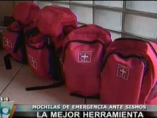 VIDEO: Aprendiendo a preparar mochilas de emergencia