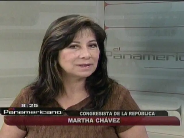 Martha Chávez: Raúl Salazar no debería ser ni siquiera general de la Policía