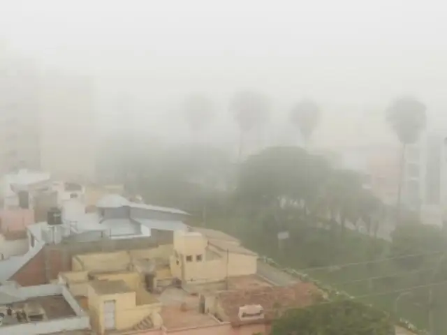 Niebla y frío se presentarán esta semana en distritos costeros de Lima