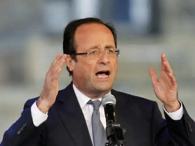 Mandatario francés Francois Hollande a favor de recapitalizar bancos españoles