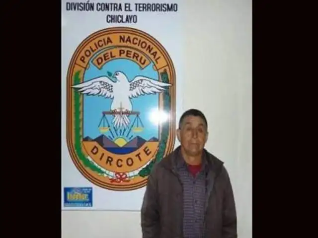 Capturan a presunto integrante de Sendero Luminoso en Cajamarca