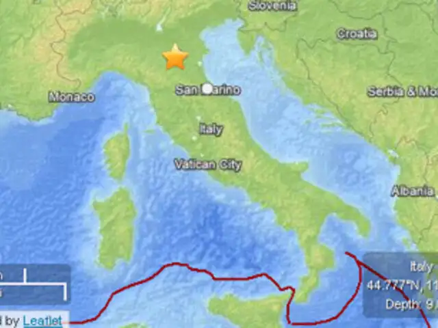 VIDEO: temblor en Italia deja cuatro heridos y considerables daños materiales