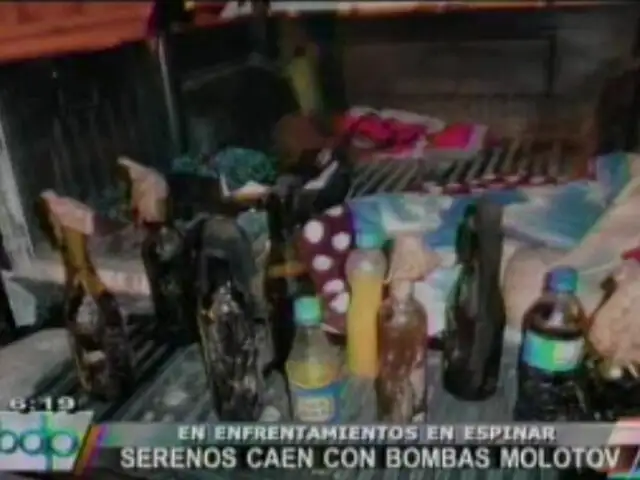Cusco: hallan bombas molotov en camioneta de serenazgo en Espinar
