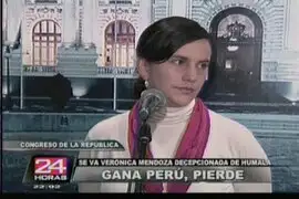 Lescano quiere a Verónica Mendoza en nuevo grupo parlamentario